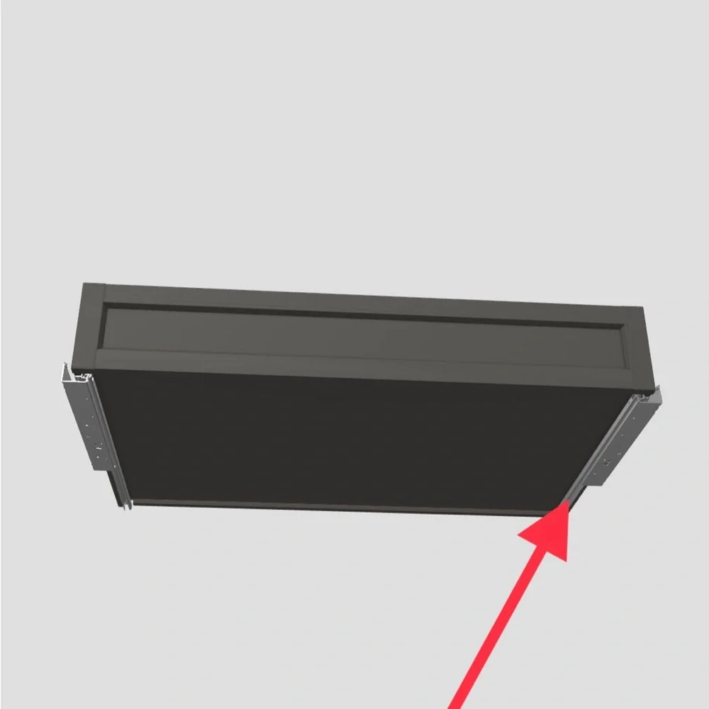 Ikea komplement 1 Pair Undermount SoftClose Drawer 130781 130782 Slide rails NEW
